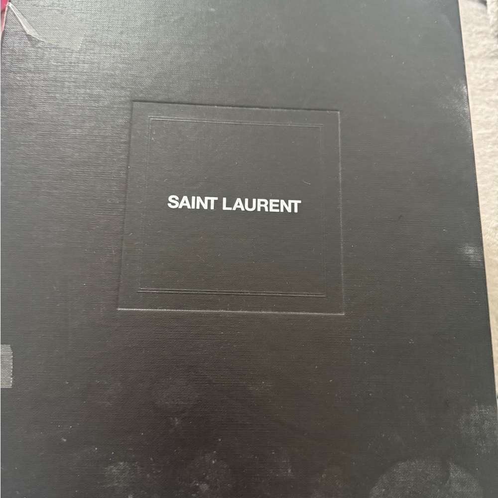 Saint Laurent Black Strappy Sandals - Picture 2 of 2